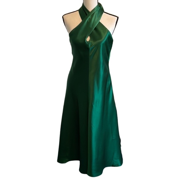 Banana Republic Dresses Banana Republic Silk Halter Maxi Dress Size